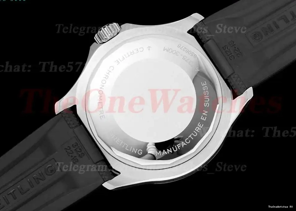 Bezel RU SS A2824 Black Superocean 42mm on Black BLSF 0610